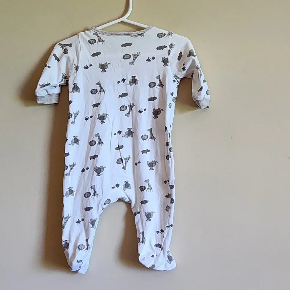 Gerber Lion Footed Pajamas Size 0-3 Months